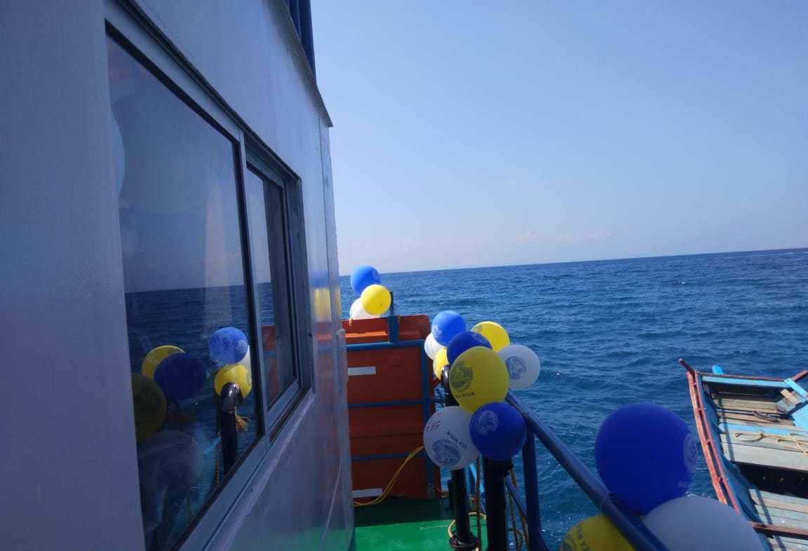 Sea Walk in North bay Sea walk in Elephanta beach